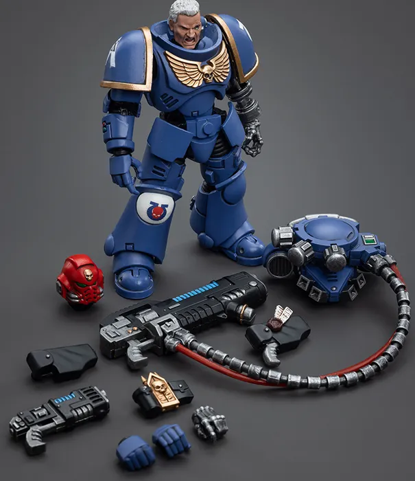 Ultramarines Hellblasters Sergeant Ulaxes 1/18 Scale | Warhammer 40K | Joy Toy