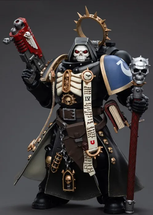 Ultramarines Primaris Chaplain Brother Varus 1/18 Scale | Warhammer 40K | Joy Toy
