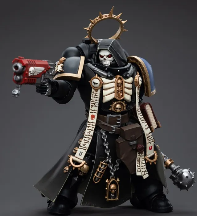 Ultramarines Primaris Chaplain Brother Varus 1/18 Scale | Warhammer 40K | Joy Toy