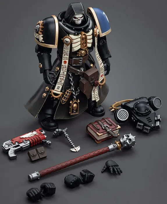 Ultramarines Primaris Chaplain Brother Varus 1/18 Scale | Warhammer 40K | Joy Toy