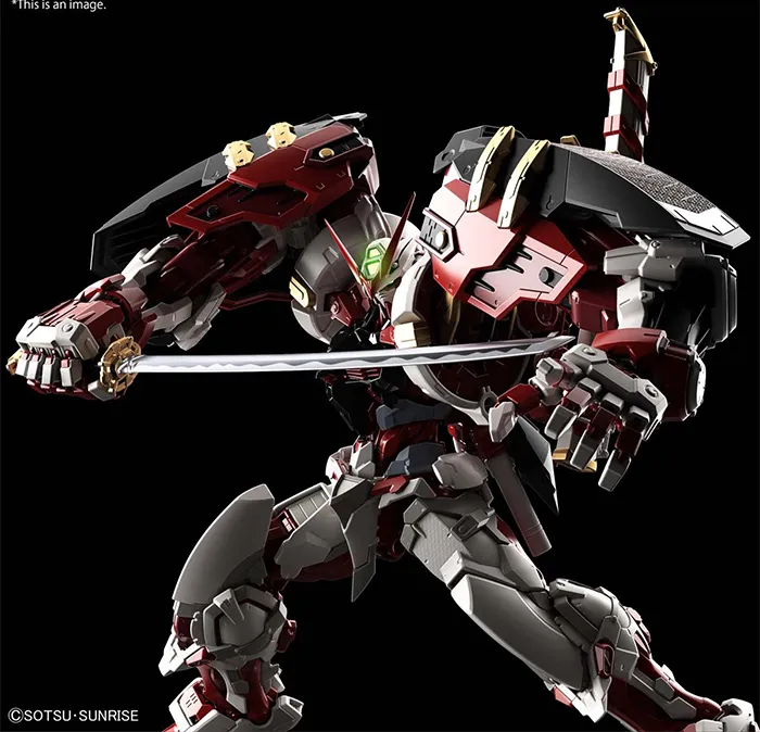 Gundam Astray Red Frame Powered Red Hi-Resolution Model Kit 1/100 Scale | Mobile Suit Gundam SEED Astray | Bandai Spirits