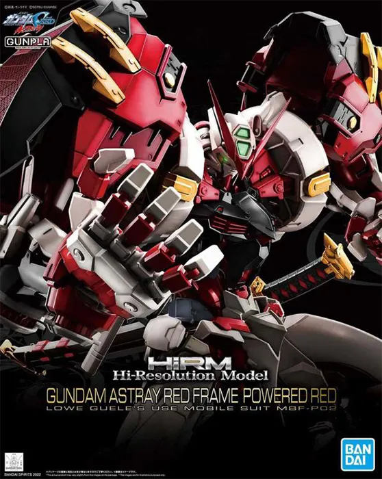 Gundam Astray Red Frame Powered Red Hi-Resolution Model Kit 1/100 Scale | Mobile Suit Gundam SEED Astray | Bandai Spirits
