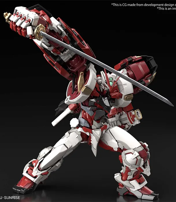 Gundam Astray Red Frame Powered Red Hi-Resolution Model Kit 1/100 Scale | Mobile Suit Gundam SEED Astray | Bandai Spirits