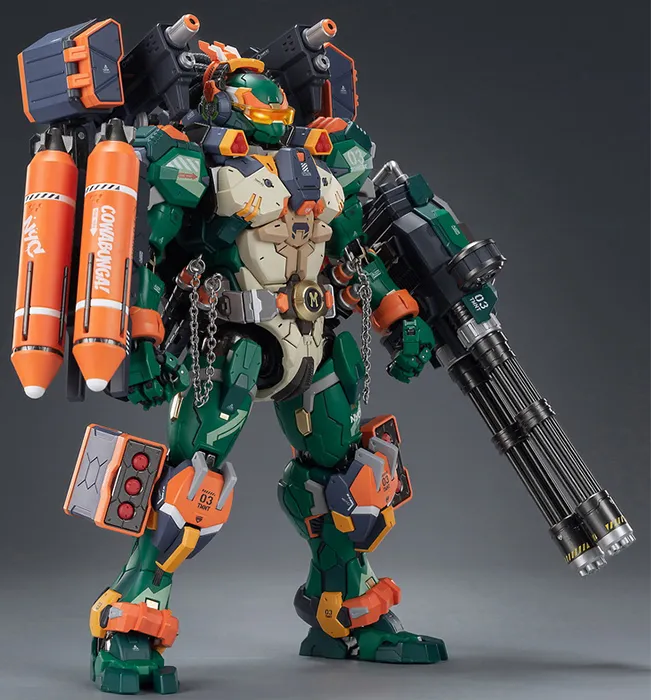 HB0014 Michelangelo | Heat Boys TMNT Mecha Figure | TFSource