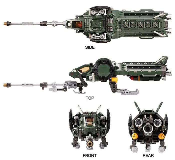 TM-16 Tactical Mover Hawk Modular Mode Cosmo Marines Version | Diaclone Reboot