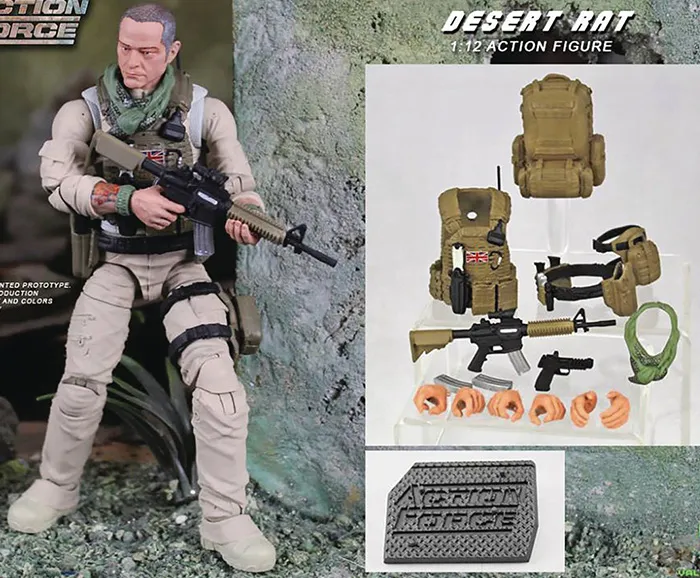 Desert Rat 1/12 Scale | Action Force Series 2 | Valaverse
