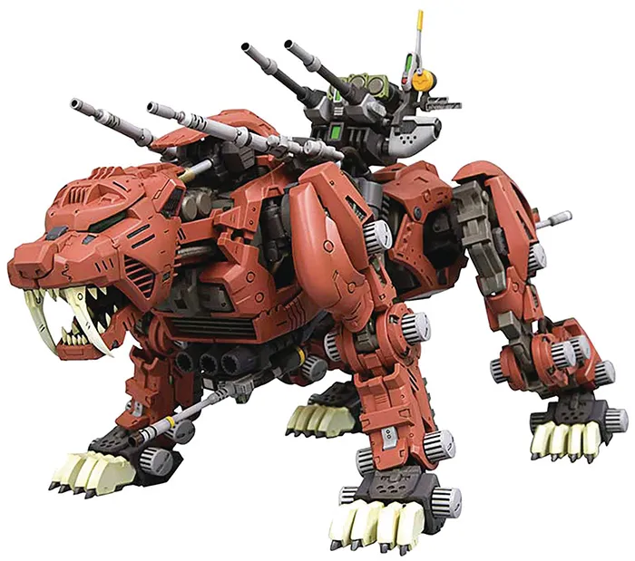 EZ-016 Saber Tiger Marking Plus Version Model Kit 1/72 Scale | Zoids Highend Master Model | Kotobukiya 