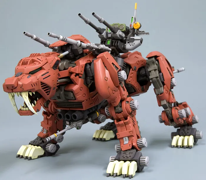 EZ-016 Saber Tiger Marking Plus Version Model Kit 1/72 Scale | Zoids Highend Master Model | Kotobukiya 