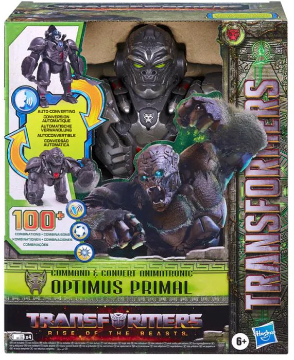 Command and Convert Animatronic Optimus Primal | Transformers: Rise Of The Beasts