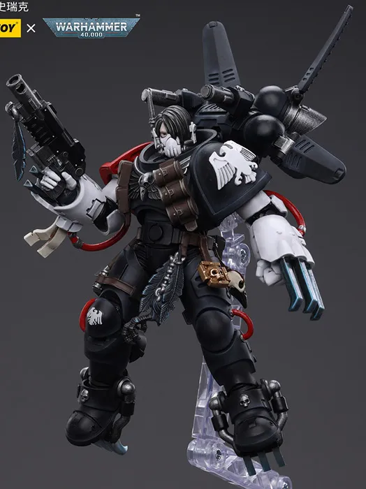 Raven Guard Chapter Master Kayvaan Shrike 1/18 Scale | Warhammer 40K | Joy Toy