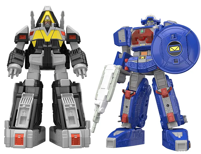 Denji Gattai Galaxy Mega and Gattai Delta Mega Super Mini-Pla Model Kit | Denji Sentai Megaranger | Bandai Spirits