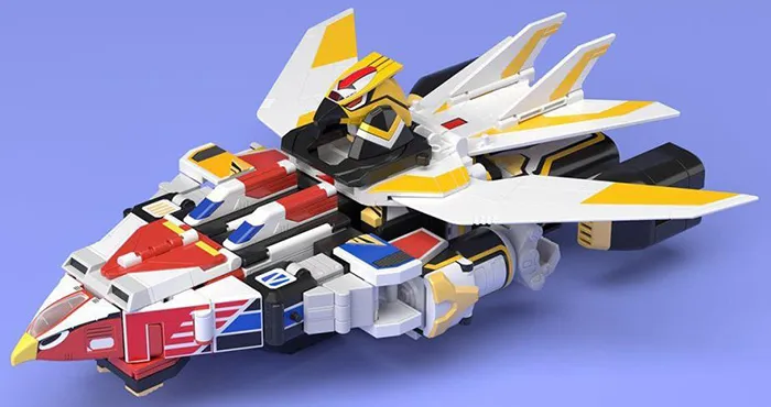 Jet Garuda Super Mini-Pla Model Kit | Birdman Squadron Jetman | Bandai Spirits