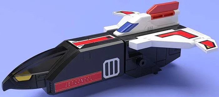Jet Icarus Super Mini-Pla Model Kit | Birdman Squadron Jetman | Bandai Spirits
