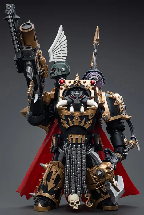 Chaos Space Marines Black Legion Chaos Lord in Terminator Armour 1/18 Scale | Warhammer 40K | Joy Toy 