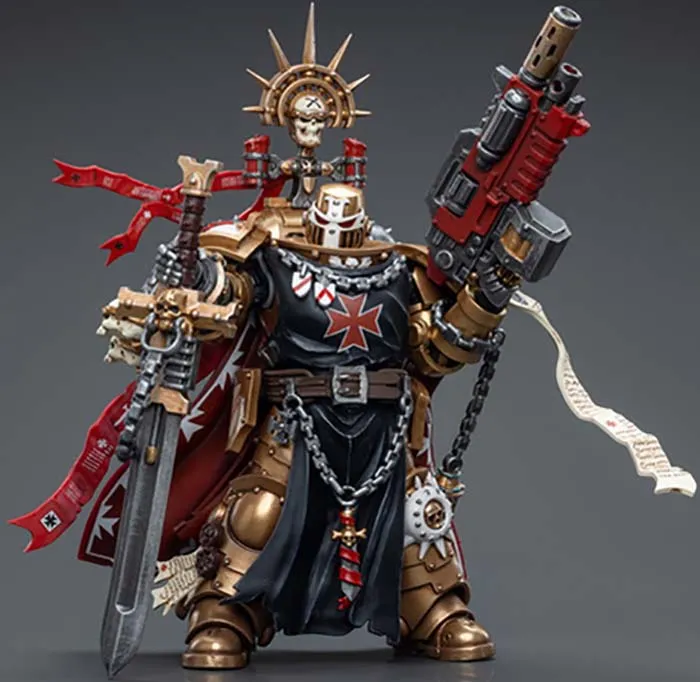 Black Templars High Marshal Helbrecht 1/18 Scale | Warhammer 40K | Joy Toy