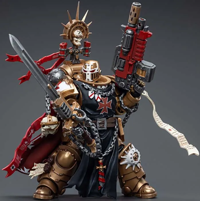 Black Templars High Marshal Helbrecht 1/18 Scale | Warhammer 40K | Joy Toy