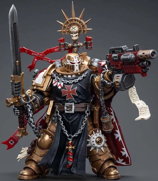 Black Templars High Marshal Helbrecht 1/18 Scale | Warhammer 40K | Joy Toy
