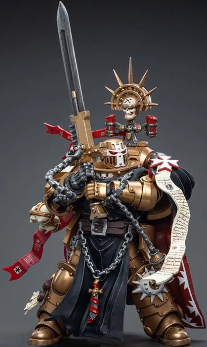 Black Templars High Marshal Helbrecht 1/18 Scale | Warhammer 40K | Joy Toy