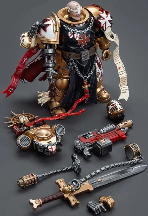 Black Templars High Marshal Helbrecht 1/18 Scale | Warhammer 40K | Joy Toy