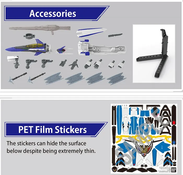 YF-29 Durandal Valkyrie Maximilian Jenius Machine Full Set 1/100 Scale High Grade Model Kit | Macross Delta the Movie: Absolute LIVE!!!!!! | Bandai Spirits