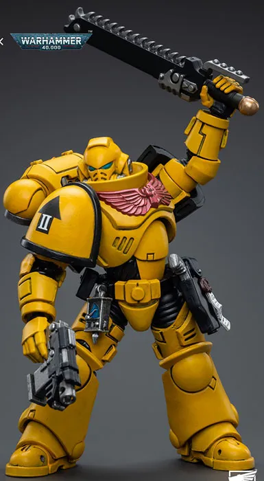 Imperial Fists Intercessors Version 2 1/18 Scale | Warhammer 40K | Joy Toy