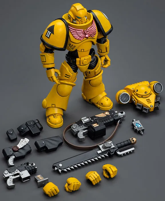 Imperial Fists Intercessors Version 2 1/18 Scale | Warhammer 40K | Joy Toy