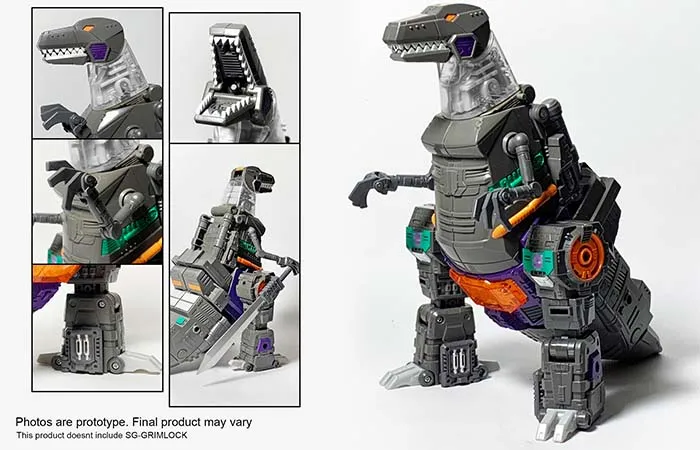 DK-24S Upgrade Kit for Transformers Studio Series 86-06 Grimlock and Wheelie | Dna Design | Upgrade Kit