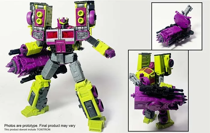 DK-37T Upgrade Kit for Transformers Legacy G2 Universe Toxitron Voyager Class | Dna Design | Upgrade Kit