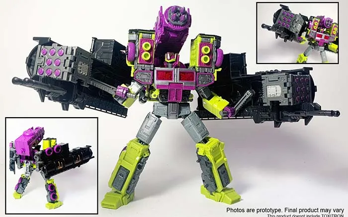 DK-37T Upgrade Kit for Transformers Legacy G2 Universe Toxitron Voyager Class | Dna Design | Upgrade Kit