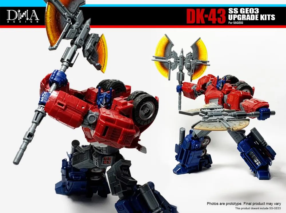 DK-43 Upgrade Kit for Transformers Studio Series 03 Optimus Prime Gamer Edition | Dna Design | Upgrade Kit