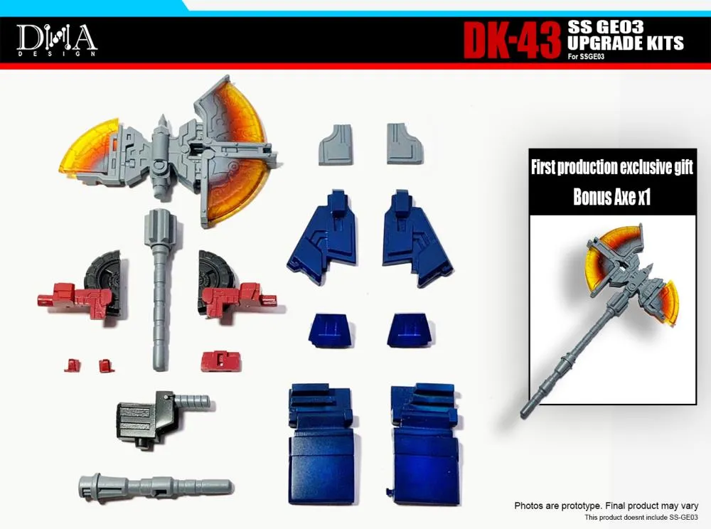 DK-43 Upgrade Kit for Transformers Studio Series 03 Optimus Prime Gamer Edition | Dna Design | Upgrade Kit