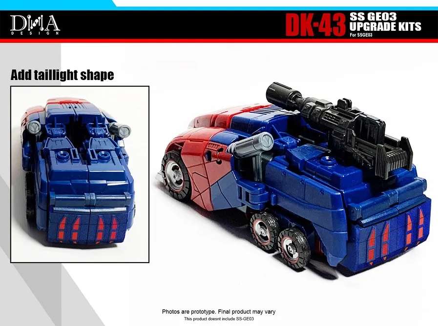 DK-43 Upgrade Kit for Transformers Studio Series 03 Optimus Prime Gamer Edition | Dna Design | Upgrade Kit