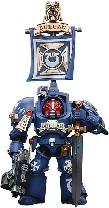 Ultramarines Terminators Sergeant Bellan 1/18 Scale | Warhammer 40K | Joy Toy