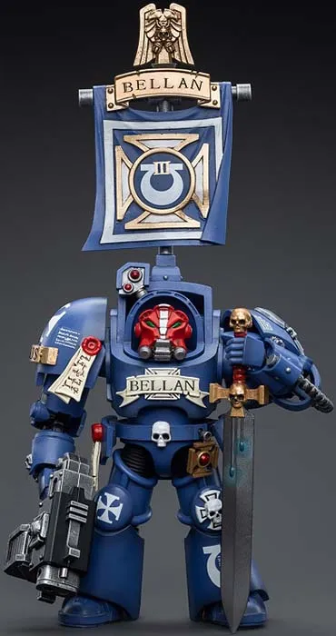 Ultramarines Terminators Sergeant Bellan 1/18 Scale | Warhammer 40K | Joy Toy