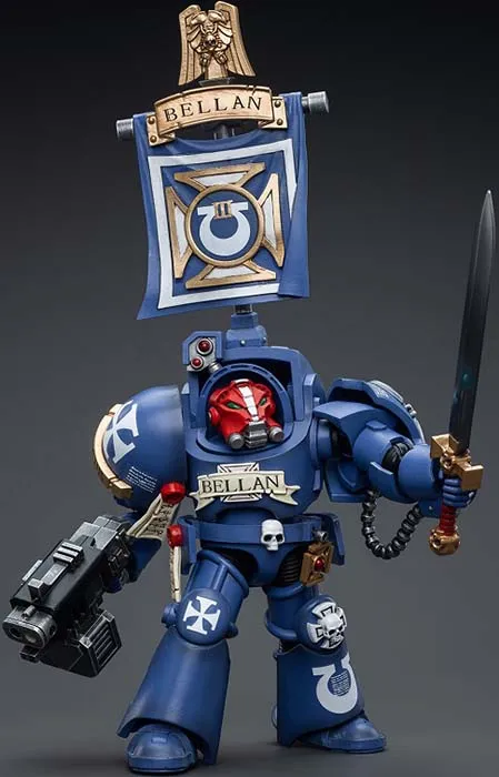 Ultramarines Terminators Sergeant Bellan 1/18 Scale | Warhammer 40K | Joy Toy