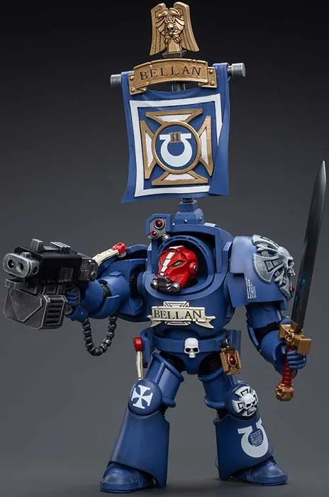 Ultramarines Terminators Sergeant Bellan 1/18 Scale | Warhammer 40K | Joy Toy