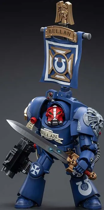 Ultramarines Terminators Sergeant Bellan 1/18 Scale | Warhammer 40K | Joy Toy