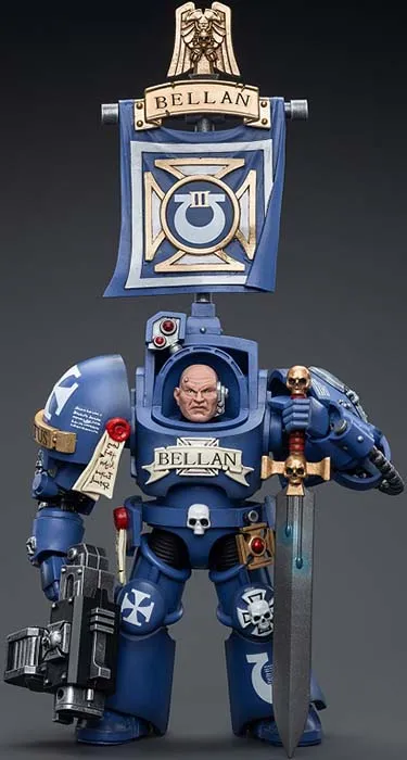 Ultramarines Terminators Sergeant Bellan 1/18 Scale | Warhammer 40K | Joy Toy