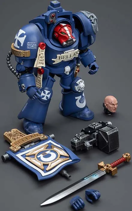 Ultramarines Terminators Sergeant Bellan 1/18 Scale | Warhammer 40K | Joy Toy