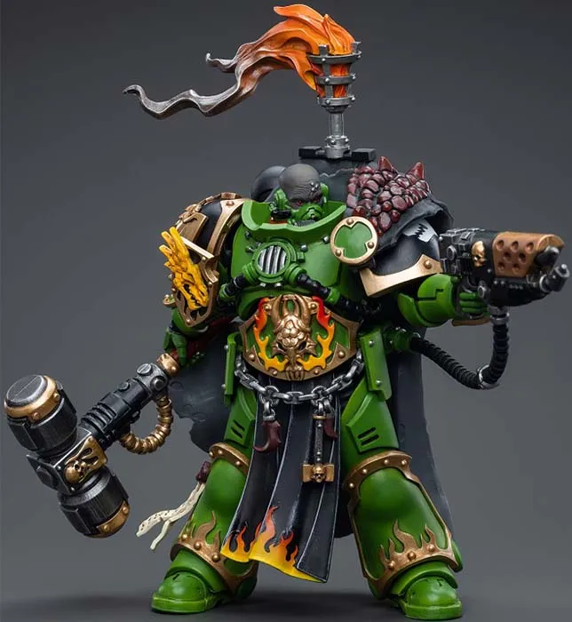 Salamanders Captain Adrax Agatone 1/18 Scale | Warhammer 40K | Joy Toy