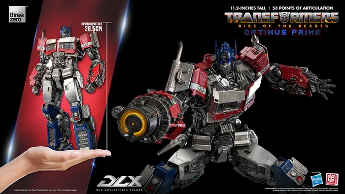 Optimus Prime DLX Scale Collectible Figure | Transformers: Rise Of The Beasts | threezero