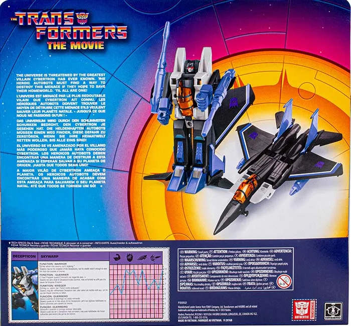 Transformers G1 Skywarp | Transformers G1 Reissues