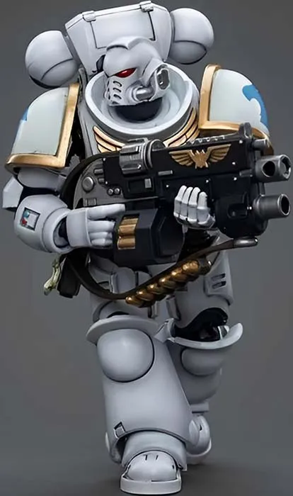 Space Marines White Consuls Intercessors 1 1/18 Scale | Warhammer 40K | Joy Toy