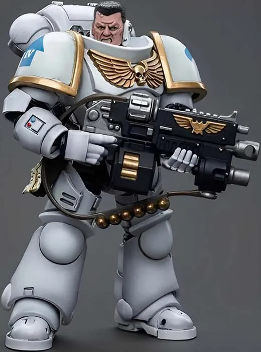 Space Marines White Consuls Intercessors 1 1/18 Scale | Warhammer 40K | Joy Toy