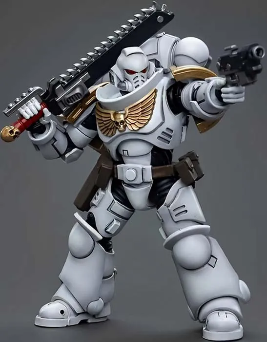 Space Marines White Consuls Intercessors 1 1/18 Scale | Warhammer 40K | Joy Toy