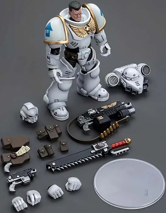 Space Marines White Consuls Intercessors 1 1/18 Scale | Warhammer 40K | Joy Toy
