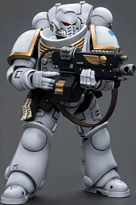 Space Marines White Consuls Intercessors 2 1/18 Scale | Warhammer 40K | Joy Toy