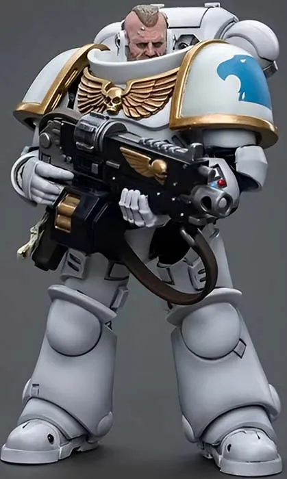 Space Marines White Consuls Intercessors 2 1/18 Scale | Warhammer 40K | Joy Toy