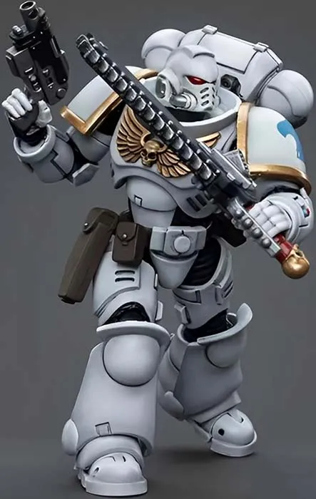 Space Marines White Consuls Intercessors 2 1/18 Scale | Warhammer 40K | Joy Toy