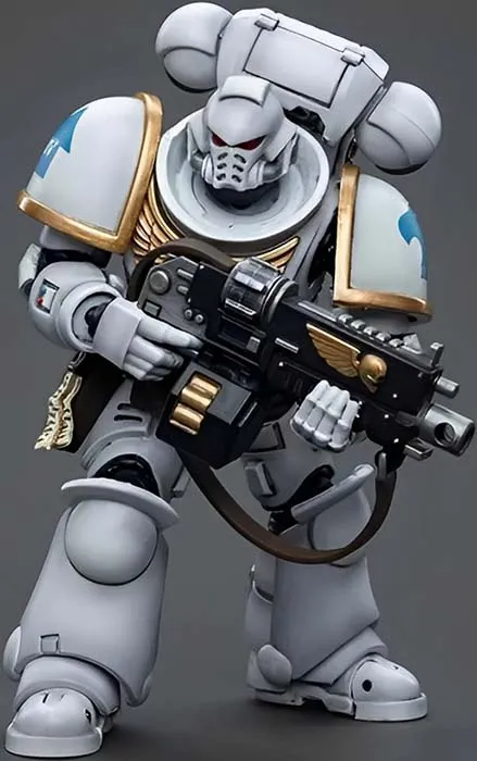 Space Marines White Consuls Intercessors 2 1/18 Scale | Warhammer 40K | Joy Toy